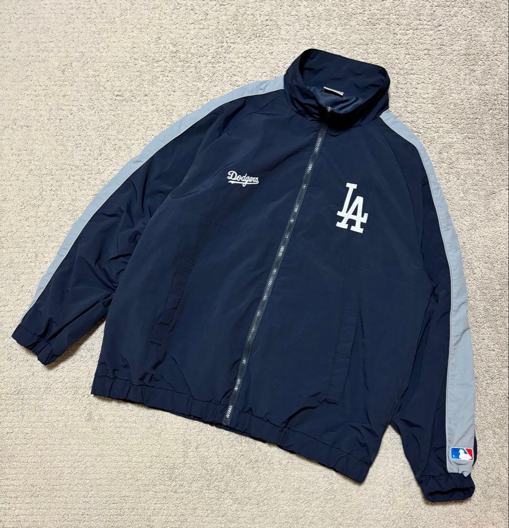 MLB ロサンゼルス ドジャース ナイロンジャケット セットアップ 上下
