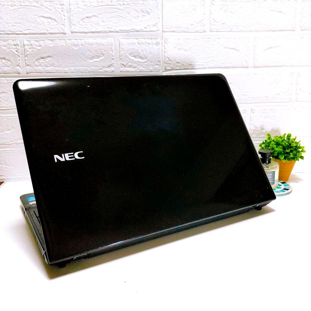 ブルーレイ見れる❣️オフィス✨YouTube✨保存大容量カメラ付黒ノート