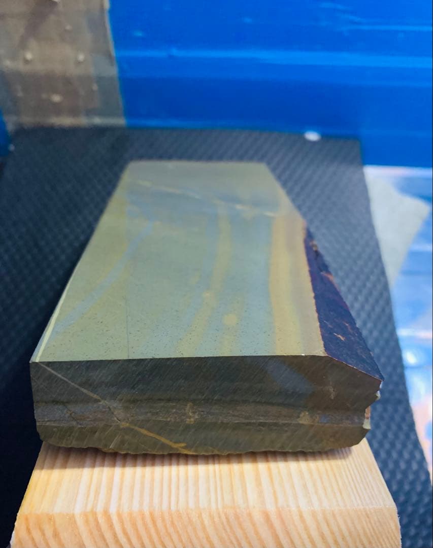 天然砥石 正本山 浅黄 環巻 仕上げ砥石 台付き - メルカリ