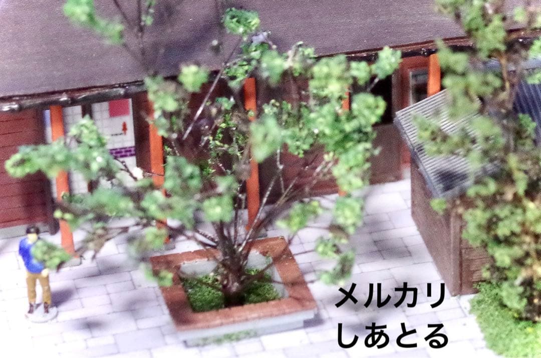 江ノ電極楽寺駅 鉄道ジオラマ展示台 Nゲージ Bトレ 鉄コレ 鉄道模型