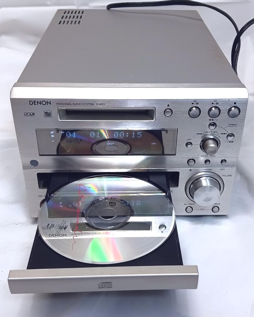 ○○DENON MD/CDミニコンポ本体部（D-MS3）動作良好品○○ - メルカリ