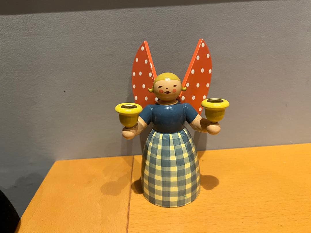 Wendt&Kühn 天使 キャンドルスタンド 木製 ドイツ ヴェント＆キューン