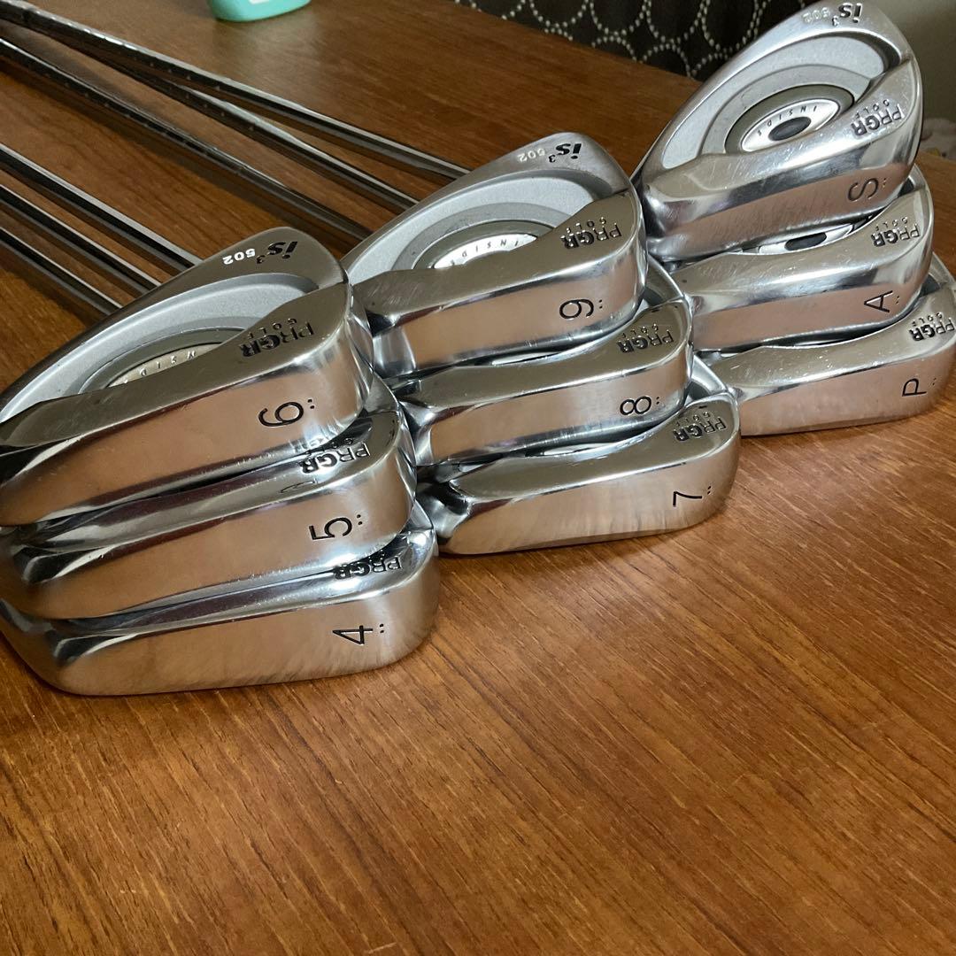 PRGR is3 502やさしいアイアン 9本セット 4-9PSA 軽量スチール - メルカリ