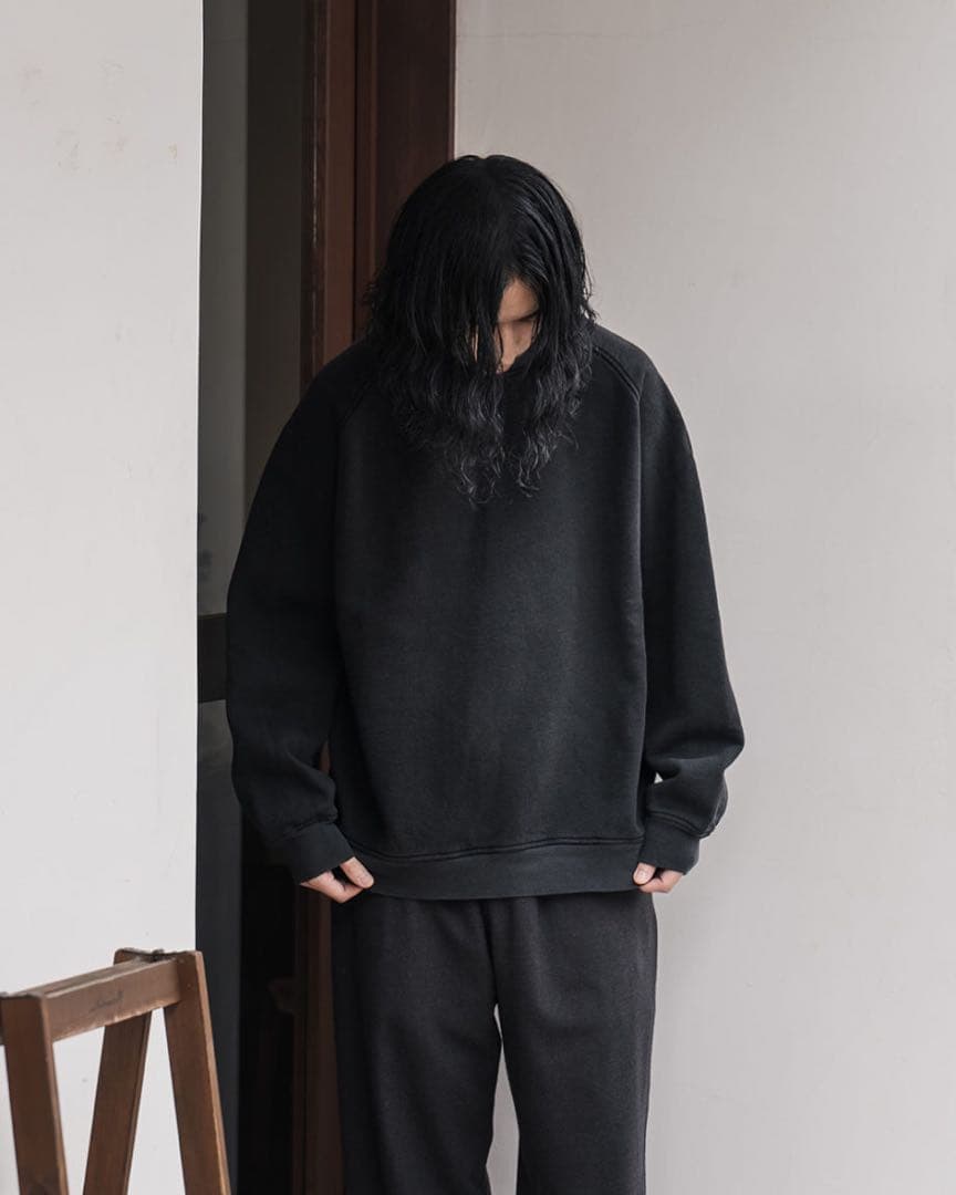 23ss コモリ吊裏毛スウェットセットアップ フェードブラック - メルカリ