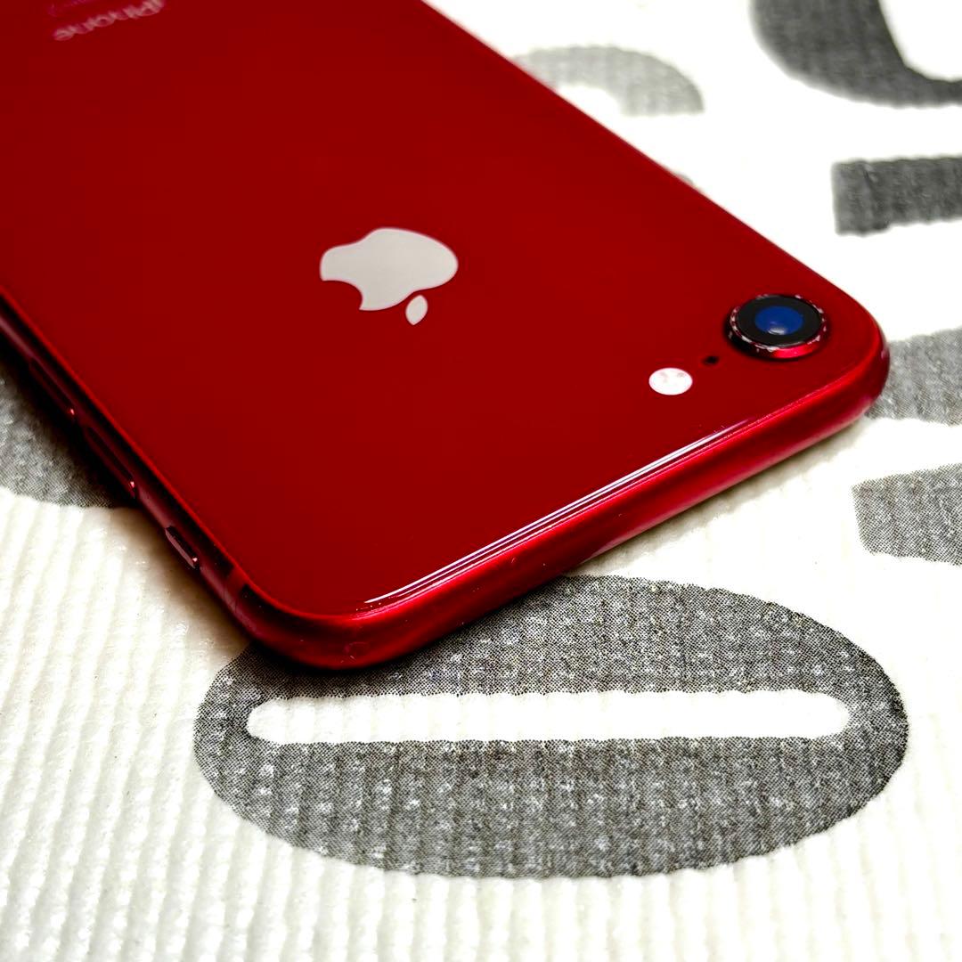 Apple iPhone 8 赤 中古良品 バッテリー残量100パーセント表示 - メルカリ