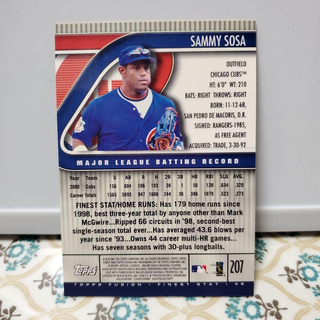 サミー・ソーサ シカゴ・カブス トレーディングカード - メルカリ