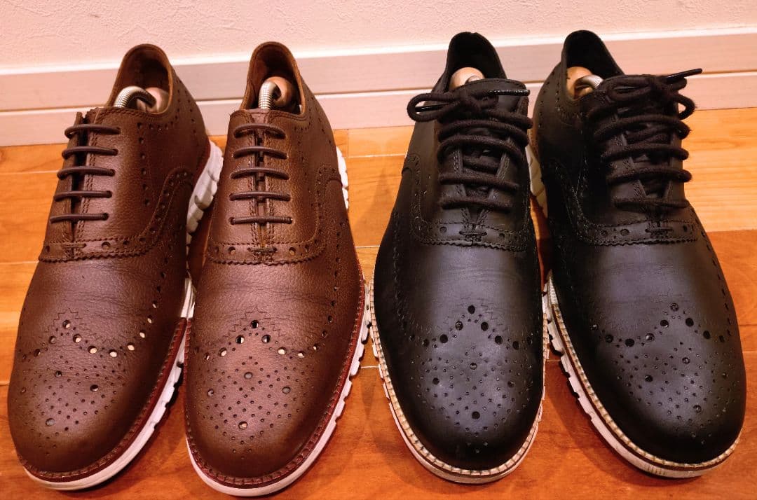 コールハーン　ゼログランド　2足まとめ売り　9W　27cm　ウィングチップ コールハーン ゼログランド 2足まとめ売り 9W 27cm ウィングチップ