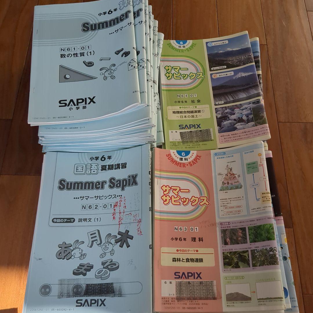 Summer SapiX 6年生 サピックス - メルカリ