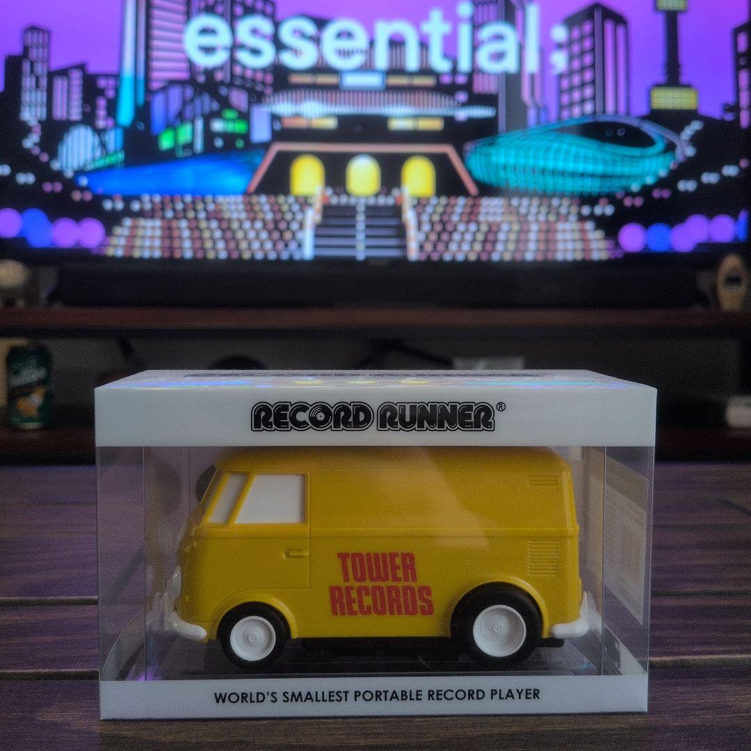 タワレコ レコードランナー RECORD RUNNER 💿タワレコ RECORD RUNNER 🚗 レコード盤の上をクルクルと回転しながら