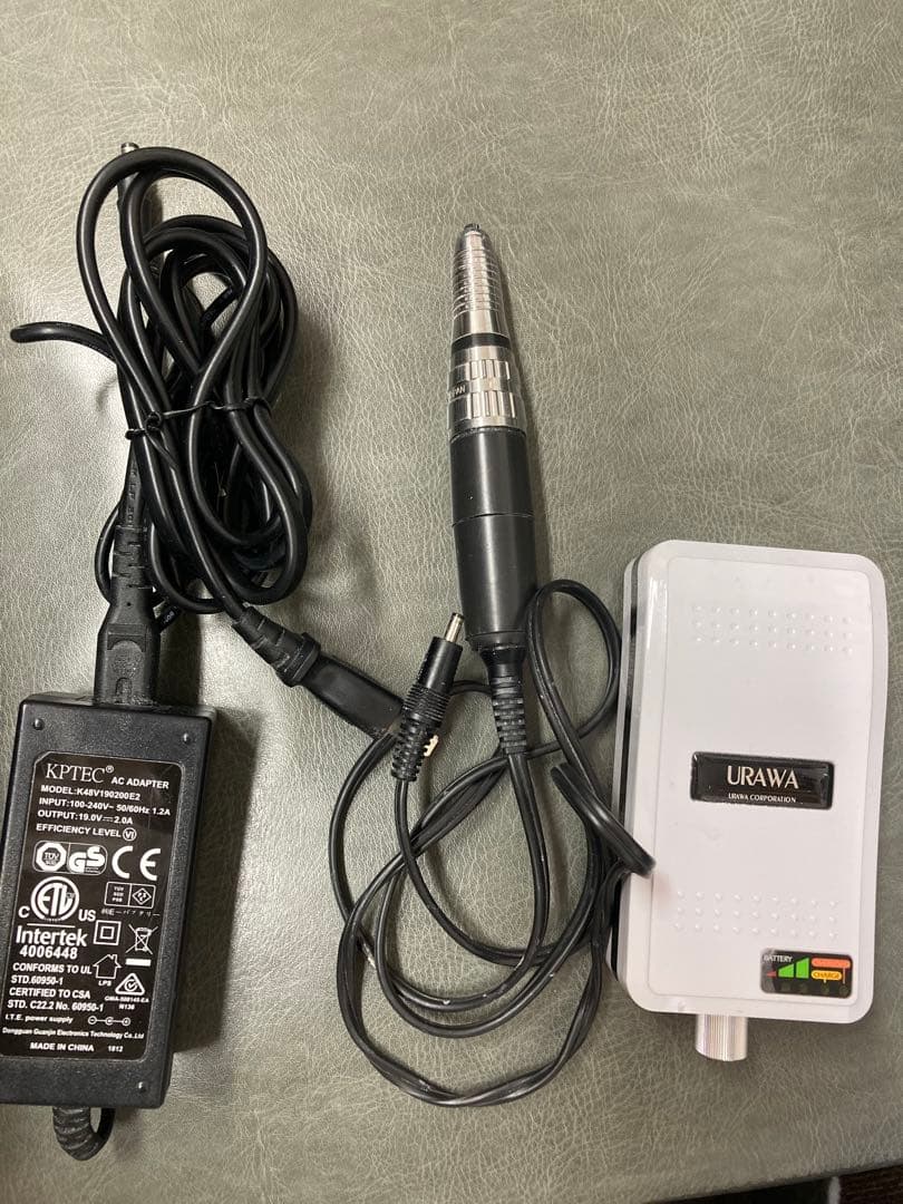 URAWA ネイルドリル ACアダプター付き 欠品カラーあり）ウラワ G3 ポータブル ネイルマシン ジェルネイル