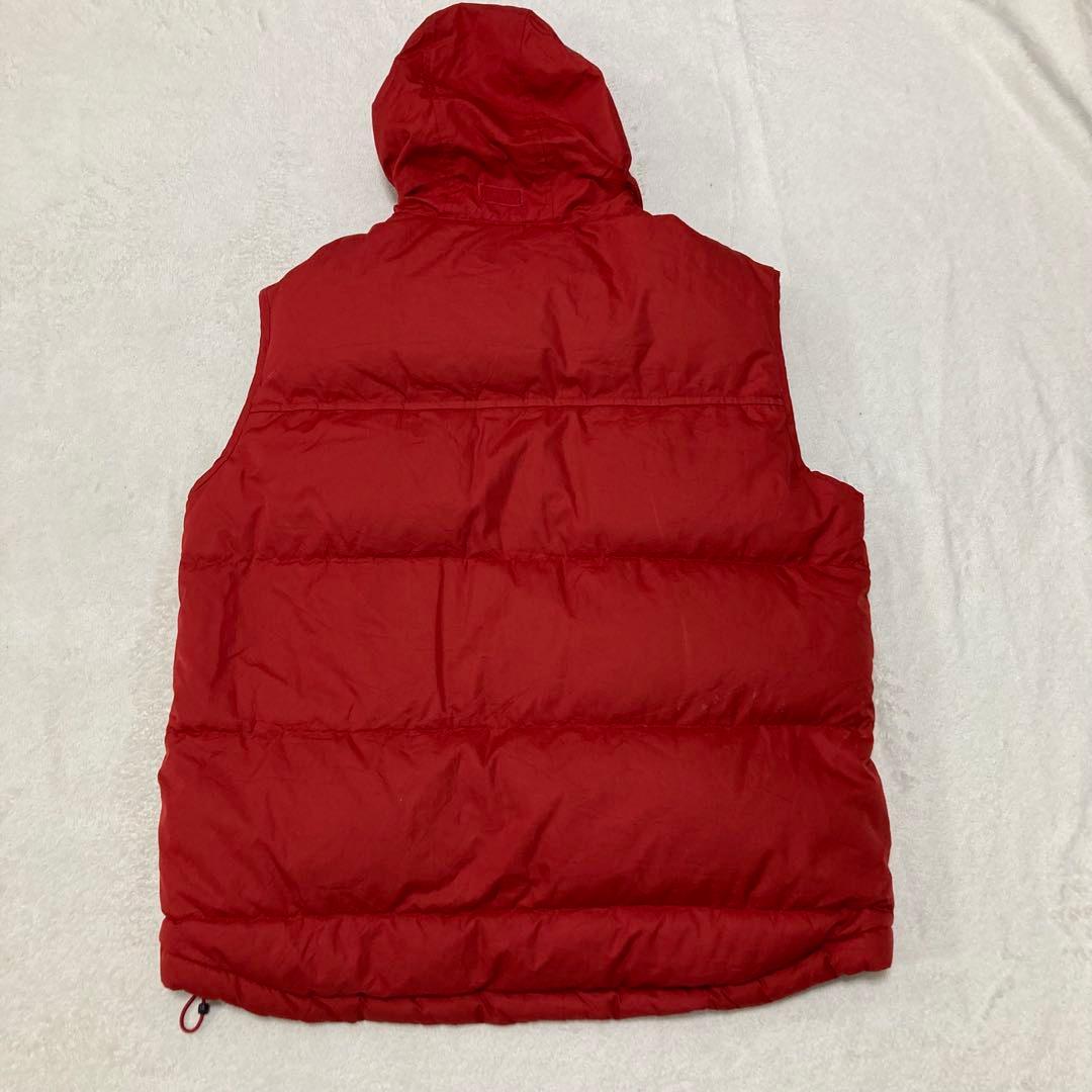 希少90s'NIKE フード有り ダウンベスト 赤acgナイキジャケット - メルカリ