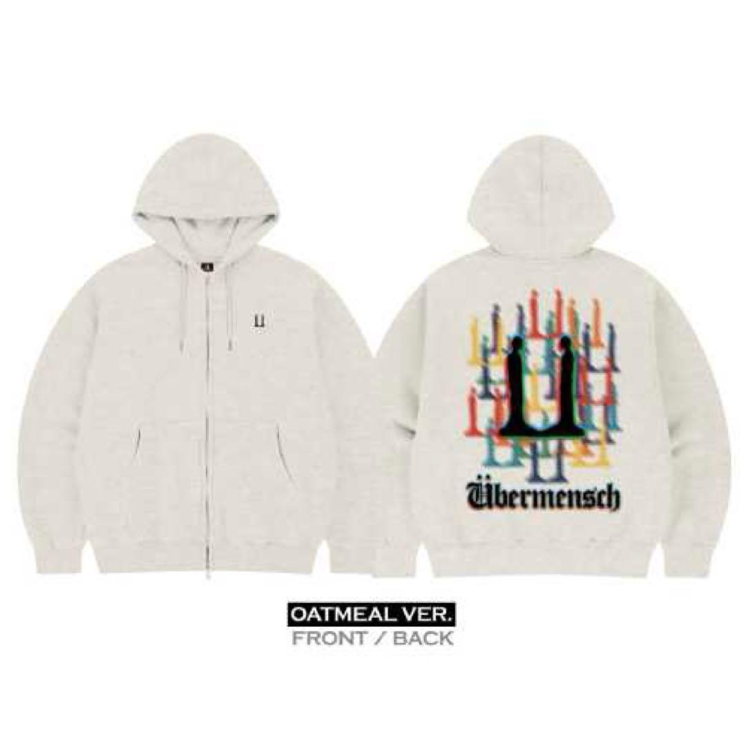 アイドル G-DRAGON UBERMENSCH HOODIE G-DRAGON Ubermensch Hoodie Zip-Up (peaceminusone/パーカー