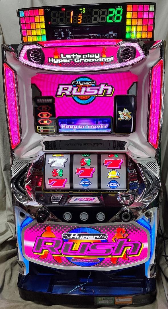 パチスロ Sハイパーラッシュ（データカウンター付属＆不要機付）送料込み Amazon | ハイパーラッシュ ［家庭用｜中古パチスロ実機 フルセット