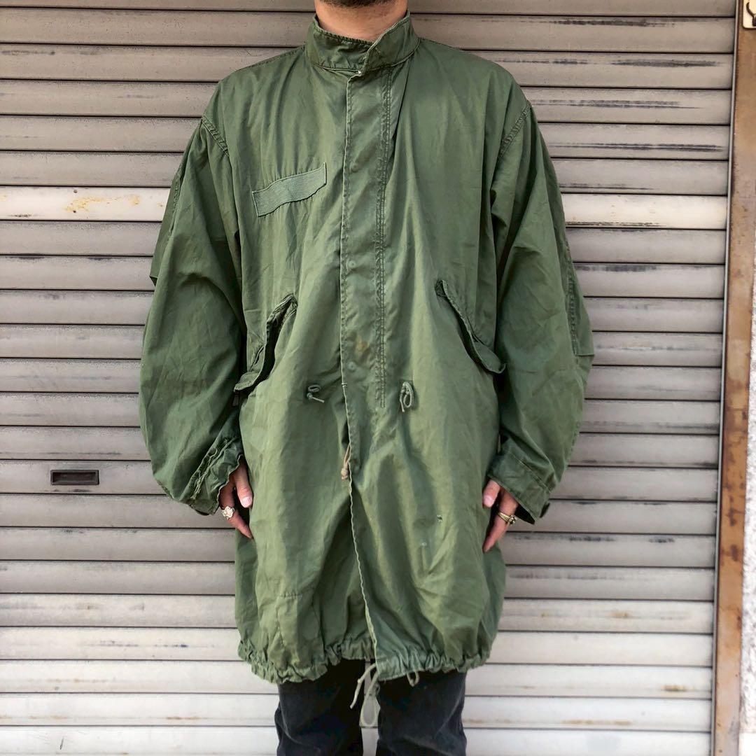 70s 米軍 実物 US ARMY M-65 フィッシュテール パーカー シエル - メルカリ