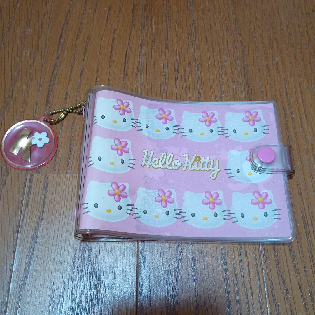 【希少】激レア　ハローキティ手帳 シール入れ サンリオ　平成レトロ キティ シール帳 手帳 6穴 さくらんぼ 平成レトロ レトロ 平成女児