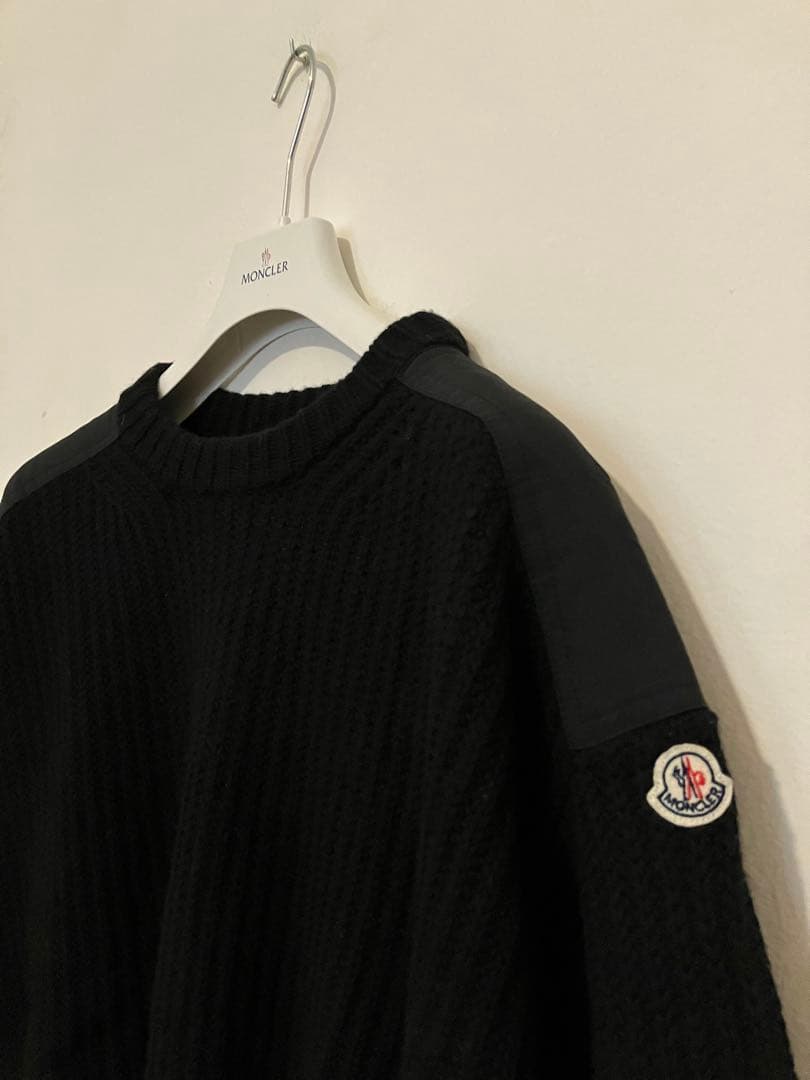 Moncler モンクレール サイドジップデザインのざっくりニット メンズ