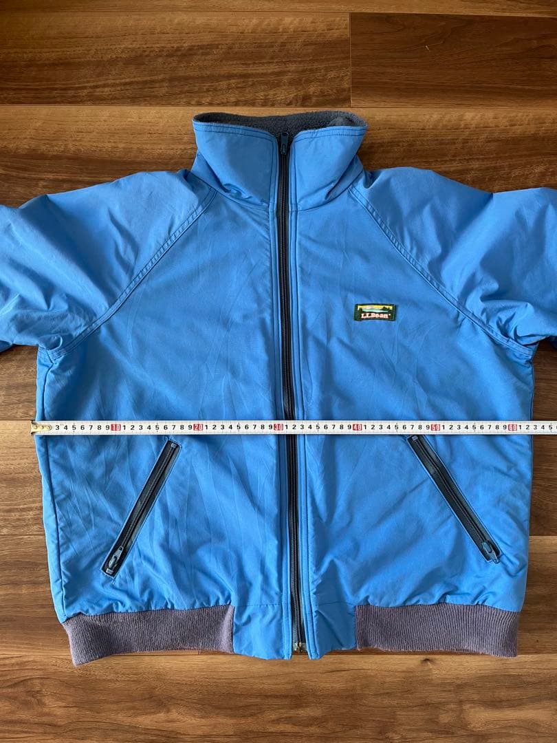 80s L.L.Bean ウォームアップジャケット USA製 青 Ｌ