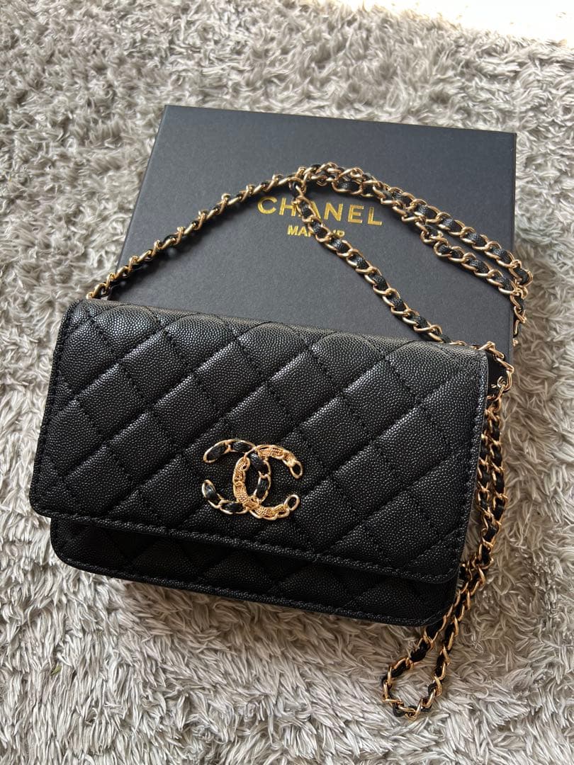 早い者勝ち 即購入ok シャネル CHANEL ノベルティ チェーンウォレット