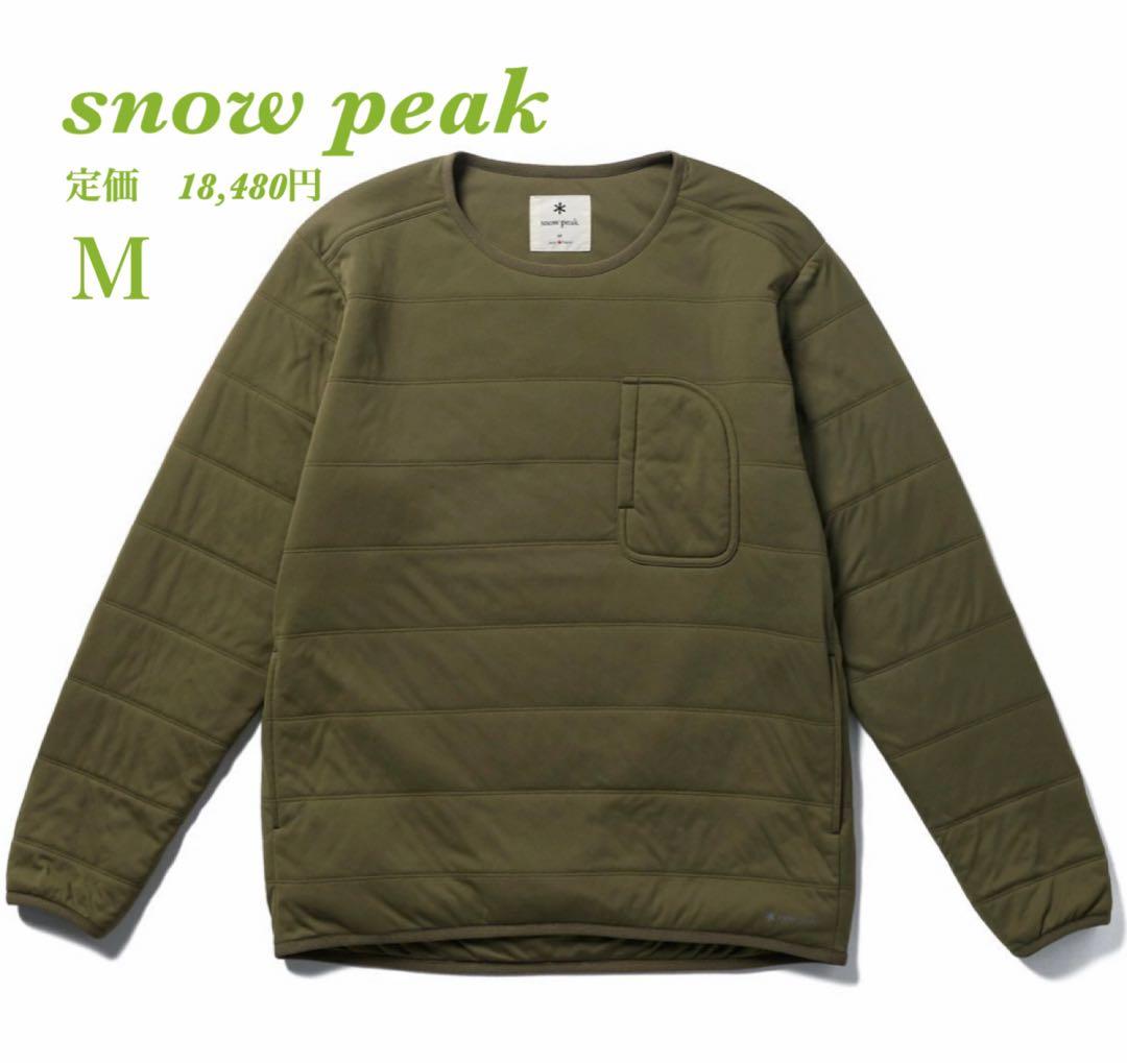 新品【 Peak】　Flexible Insulated プルオーバー snow peak (スノーピーク) Flexible Insulated Pullover