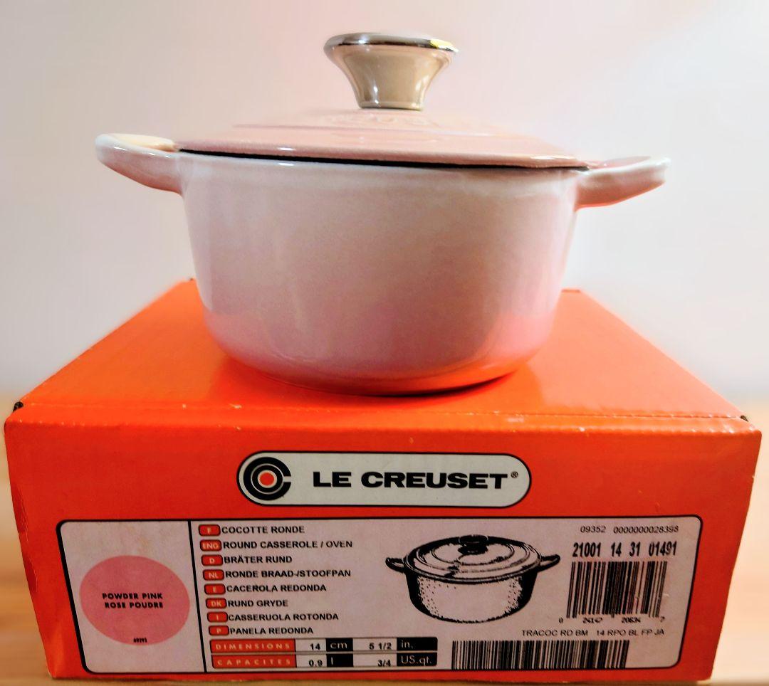 ま*み様 【新品/送料無料】LE CREUSET ココット　パウダーピンク 14 Mauve pink Le Creuset cocotte japonaise 24cm two-handled pot | eBay