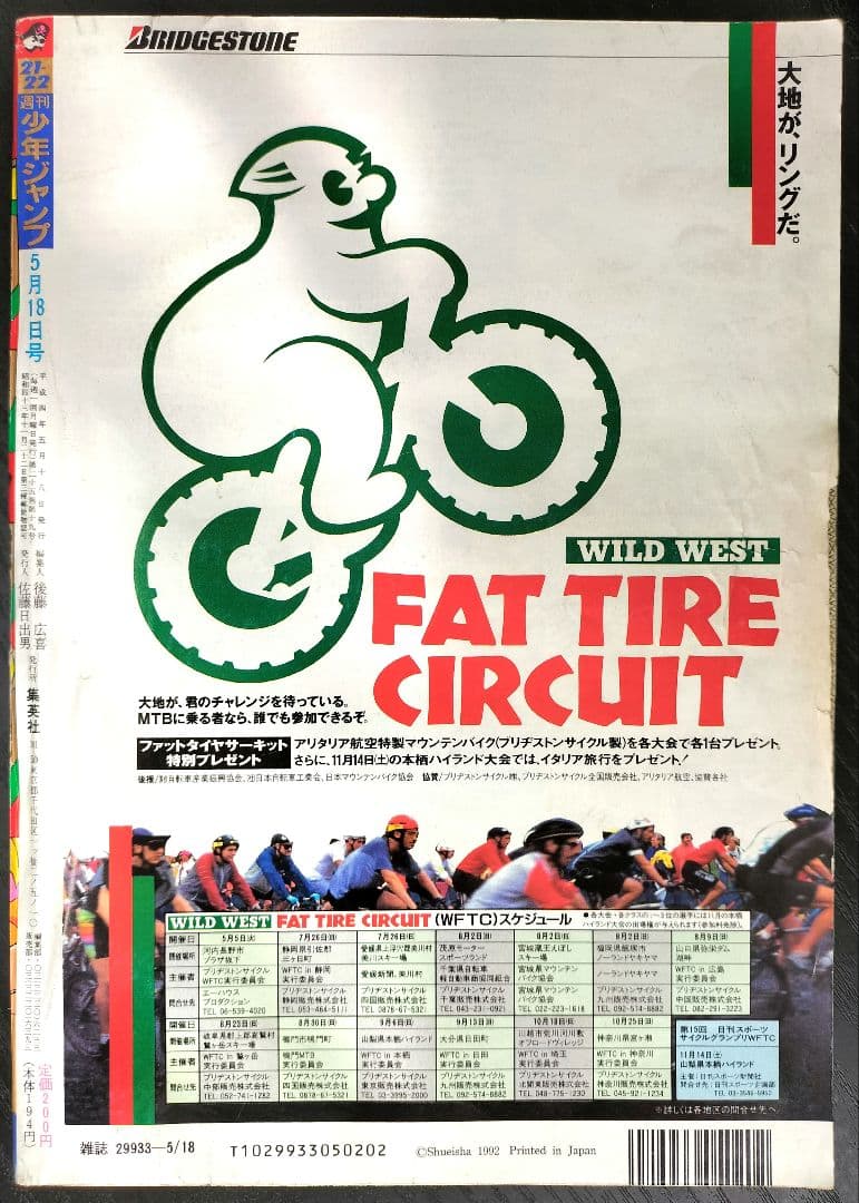 週刊少年ジャンプ1992年21-22号】ドラゴンボール 2話掲載 ポスター付
