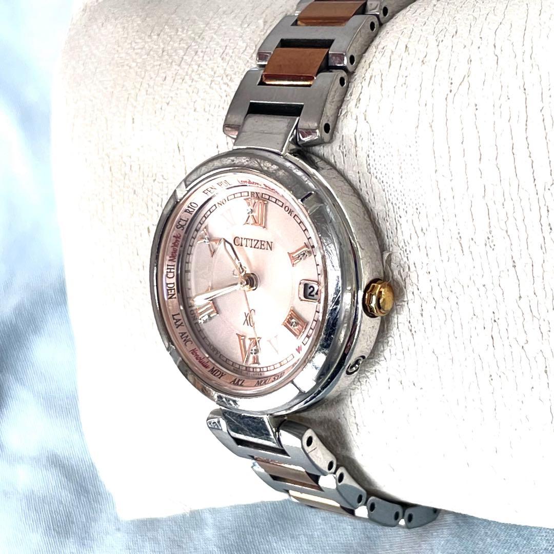 ❣クロスシー xC ティタニアライン ペールピンク 電波ソーラー H240