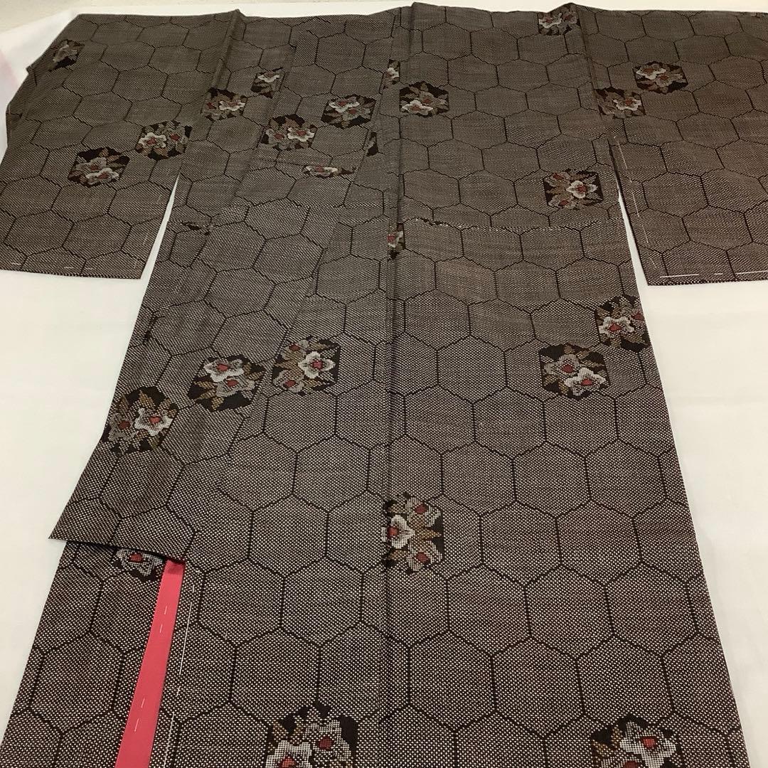 彦兵衛mini】7マルキセット！花柄系正絹本場泥大島紬4点セット1016-2