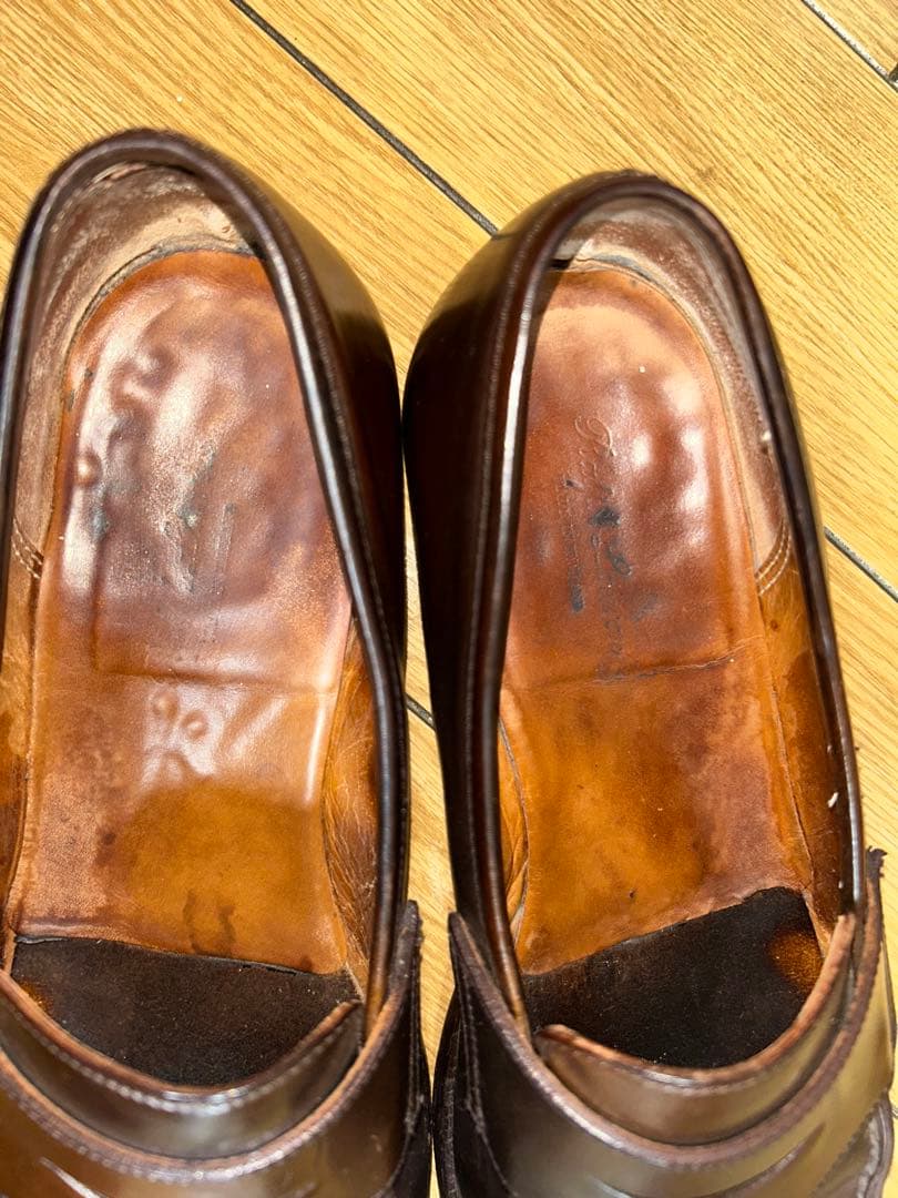 ラルフローレン ローファー クロケットアンドジョーンズ製 コードバン