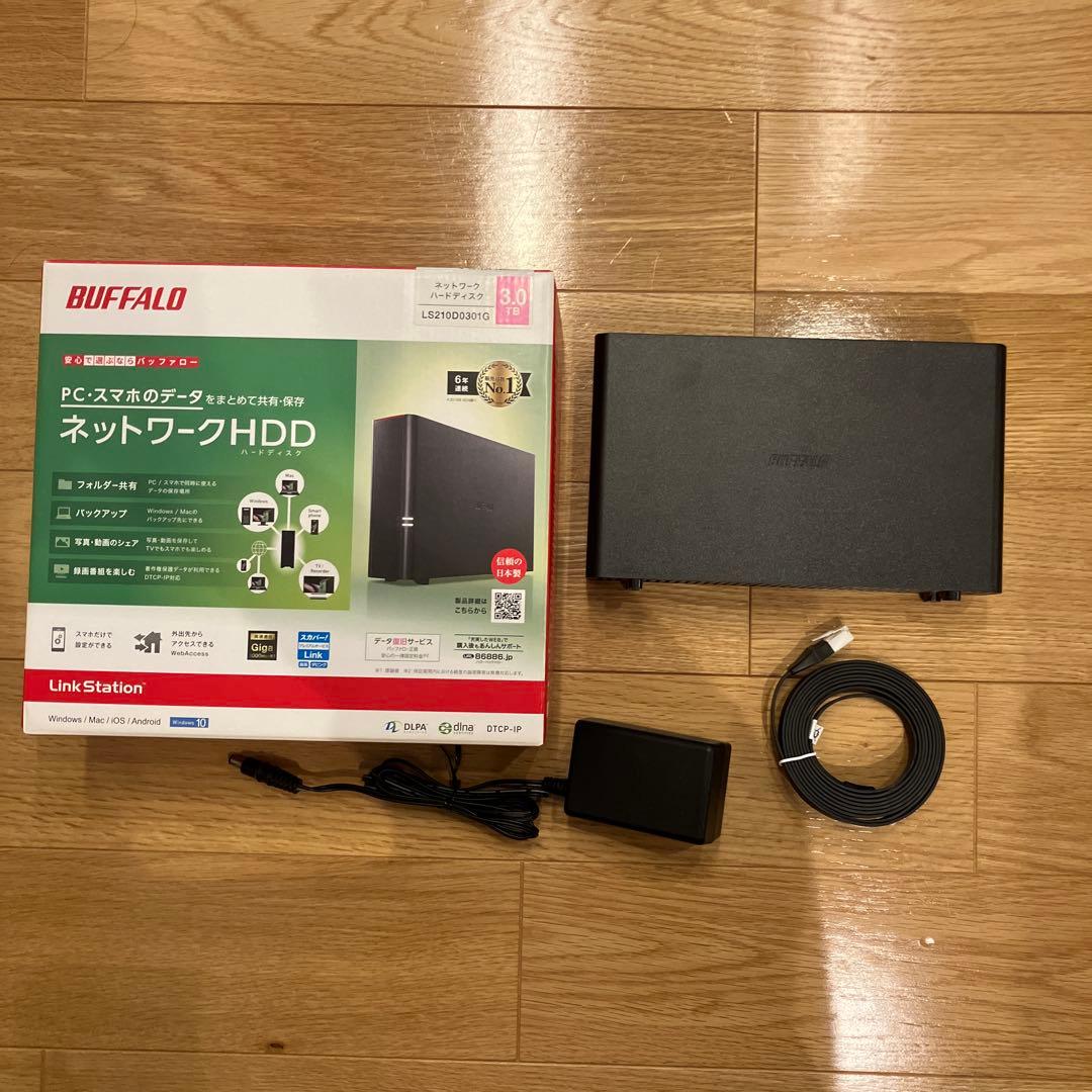BUFFALO LinkStation 3TB ネットワークHDD ネットワーク対応HDD(NAS) : LinkStation | バッファロー