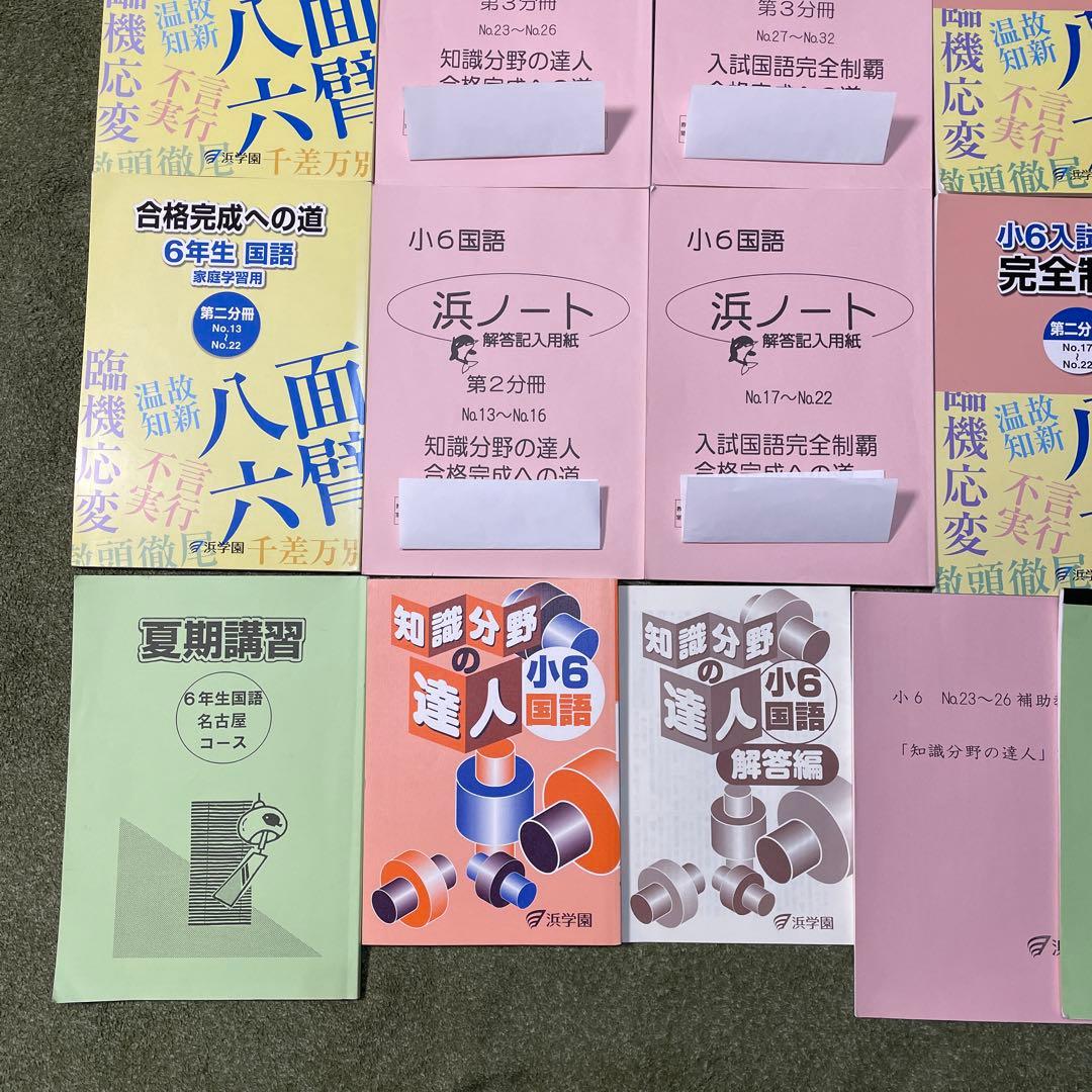 名進研 6年生全テキスト☆中学受験夏期講習【私立中学受験コース】小学