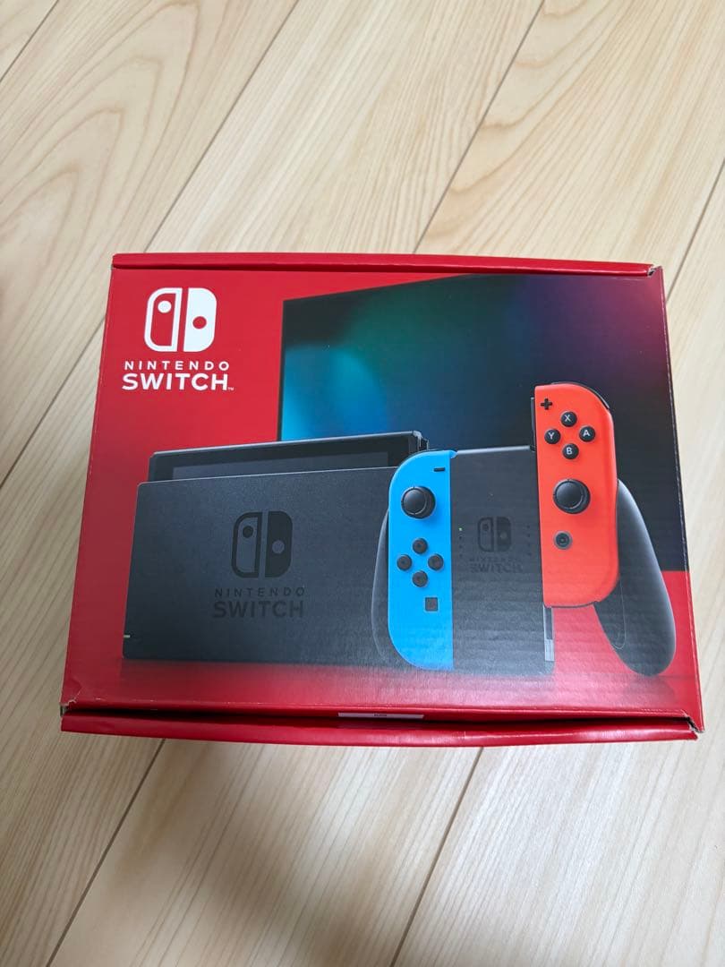 Nintendo Switch 本体 青/赤 Joy-Con付き - メルカリ