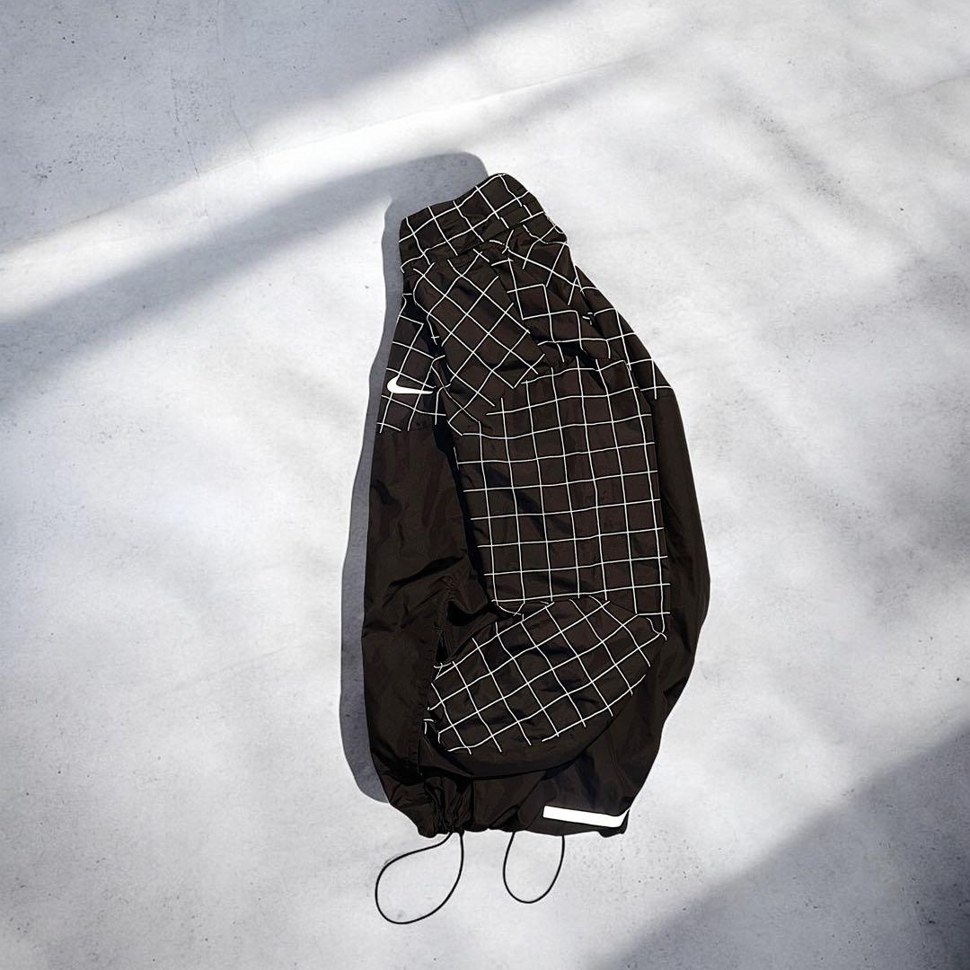 00s NIKE plaid pattern nylonjacket city