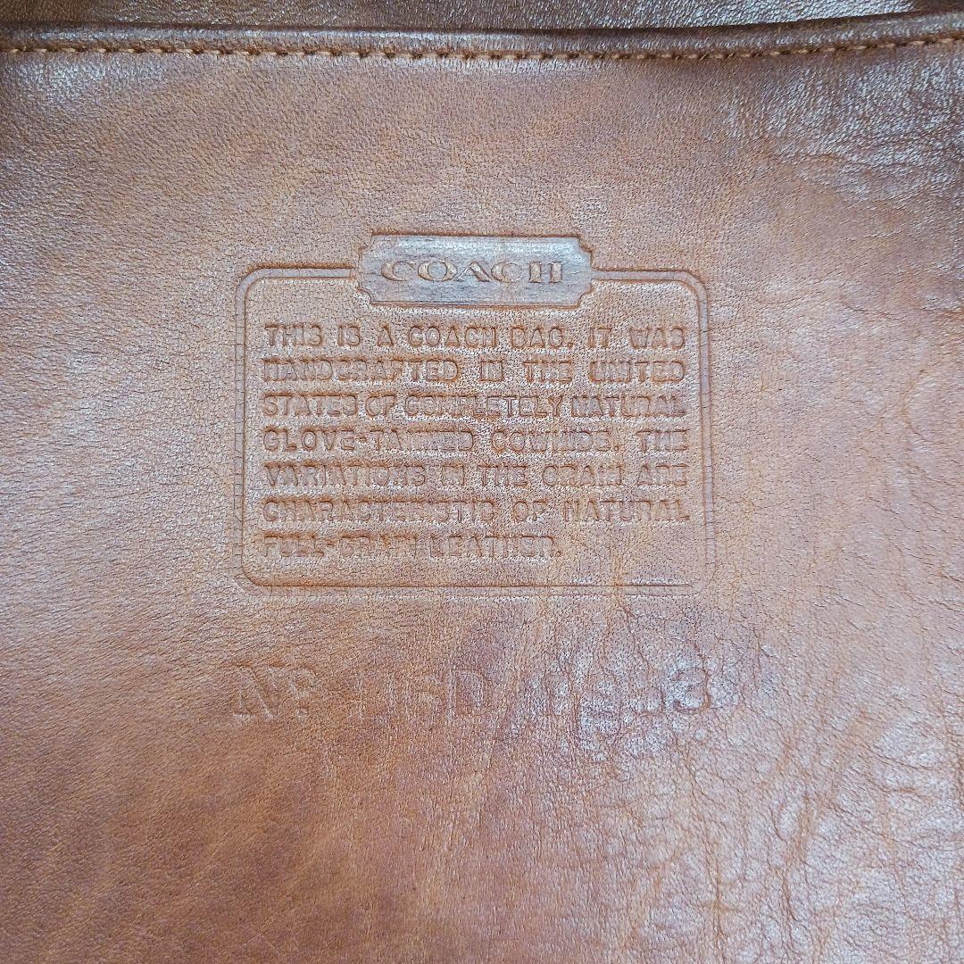 美品✨ オールドコーチ バケツ型 ショルダーバッグ ブラウン レガシー