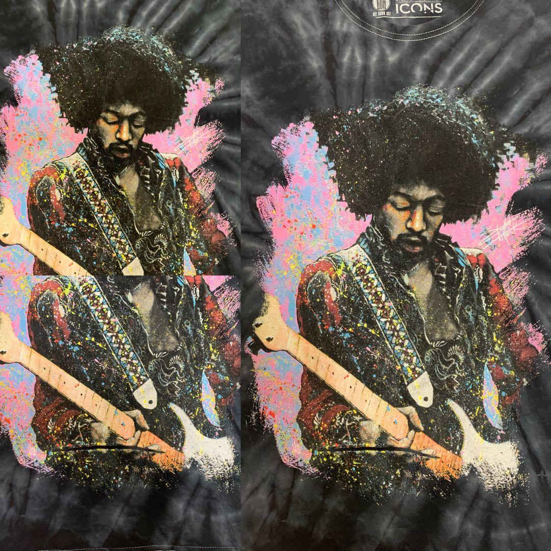 Jimi Hendrix Stephen Fishwick タイダイ染め加工 T - メルカリ
