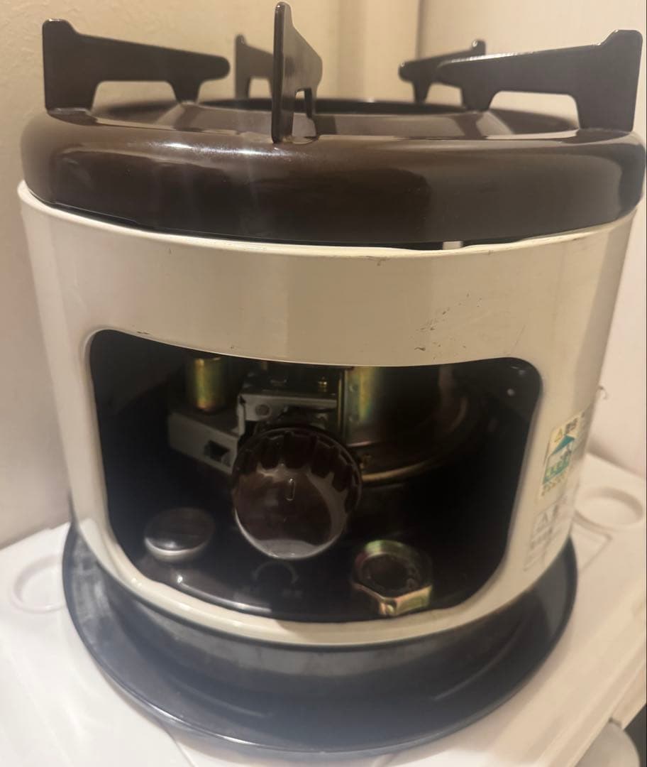 廃油ストーブ 煙突アダプタ付き 耐熱塗装 80mm、100mm煙突使えます