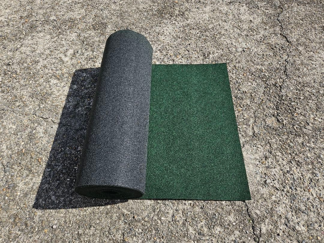 新品】本格ポリエステル不織布 防草シート(グリーン) 巾1m×20m