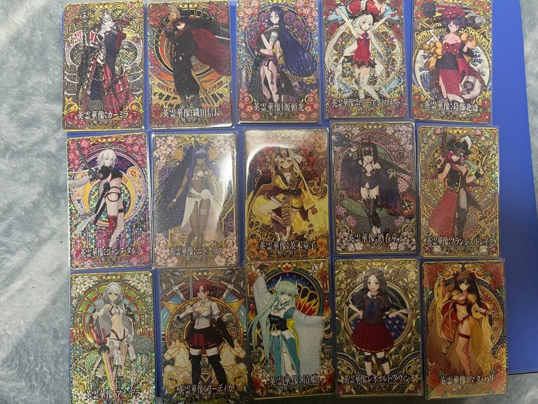 fgoアーケード FGO カード 英霊華像 59枚 フェイタル バラ売り可能