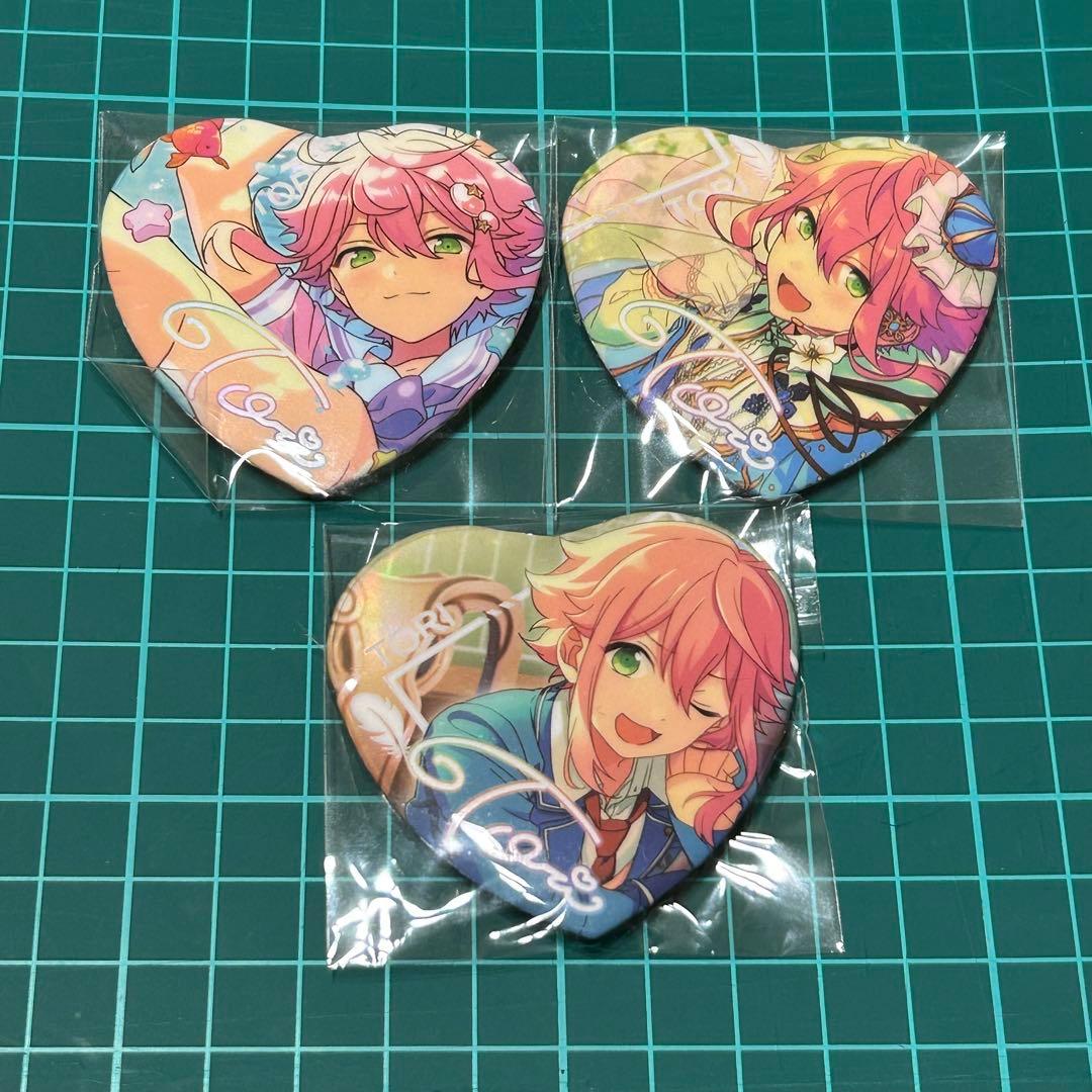 あんスタ 桃李 中国 願望 ハート缶バッジ - メルカリ