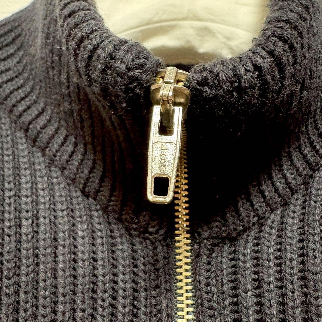 初期/マルタンマルジェラ10／ドライバーズニットベスト/ミスディアナ/黒/M