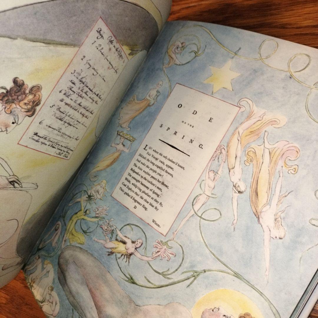 ウィリアム・ブレイク 水彩画 グレイの詩集 - メルカリ