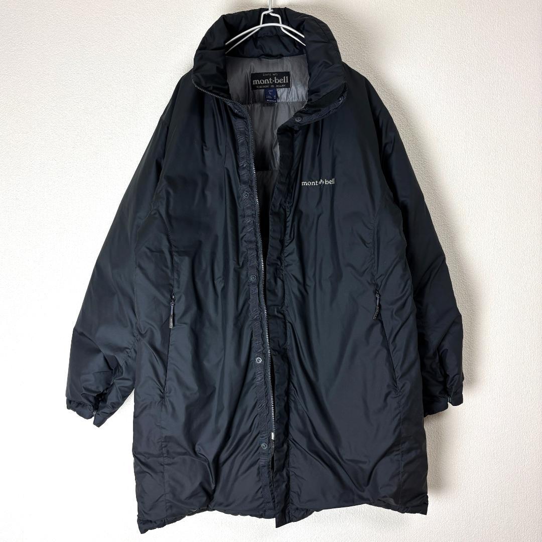 モンベル mont-bell トラベルダウン L ブラック ダウンジャケット