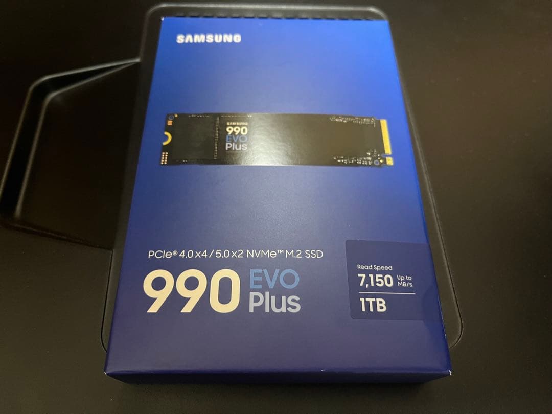 Samsung 990 EVO Plus 1TB M.2 SSD 開封済み未使用 Samsung 990 EVO PLUS MZ-V9S1T0BW 1TB 7150/6300 MB/sn PCIe NVMe M.2