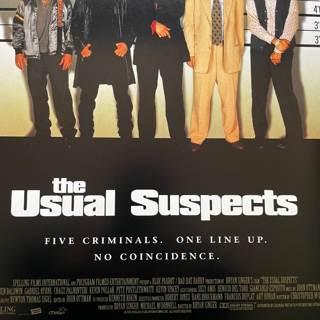 ポスター『ユージュアル・サスペクツ』（The Usual Suspects）#1