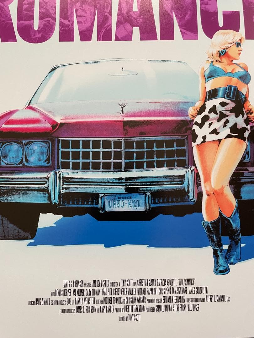アートポスター『トゥルー・ロマンス』（True Romance）1993年 - メルカリ
