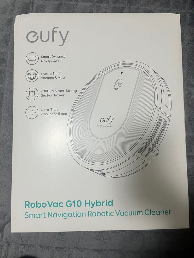 eufy RoboVac G10 Hybrid 本体 Anker、26,800円の吸引＆水拭き対応“ハイブリッド”ロボット掃除機を