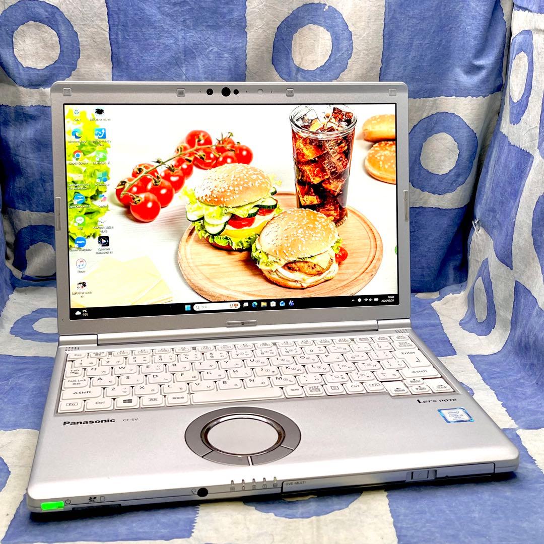 第8世代♡人気レッツノート♪快速SSD256GB☆高性能i5☆カメラ！Win11