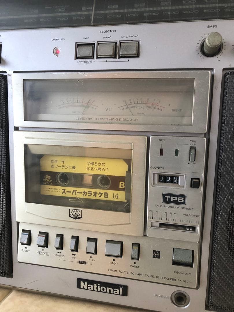 National RX-5600 ラジカセ(G37) - メルカリ