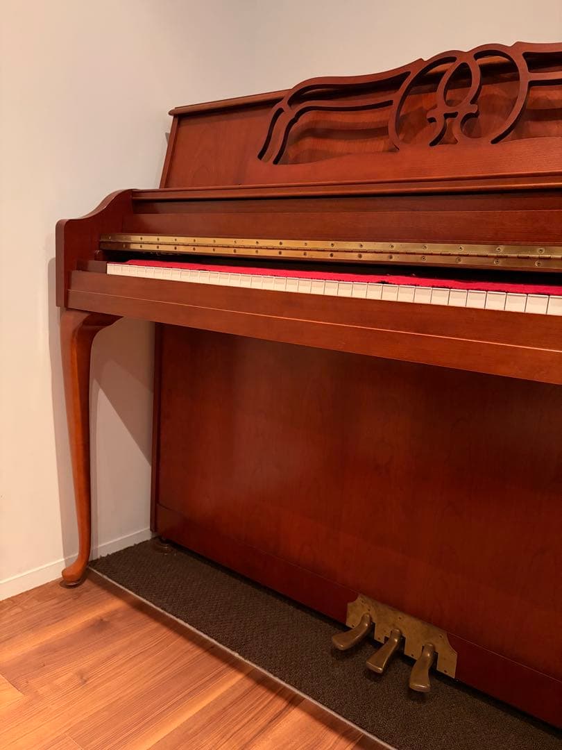 ☆美品綺麗☆USA YAMAHA ヤマハ アップライトピアノ 猫足☆調律回数