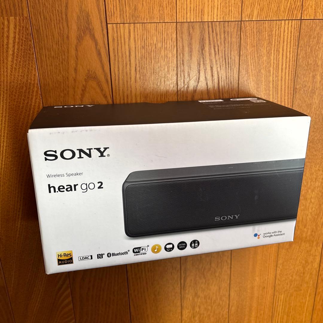 新品・未開封　SONY SRS-HG10(B)　h.ear go 2 2026年最新】SONY ワイヤレスポータブルスピーカー h.ear go 2 SRS