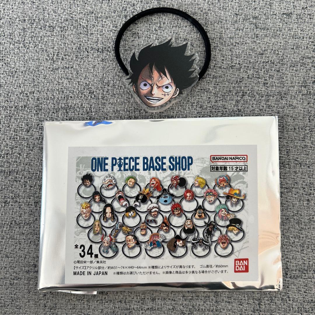 ワンピース ベースショップ かおかおかおヘアゴム ルフィ - メルカリ